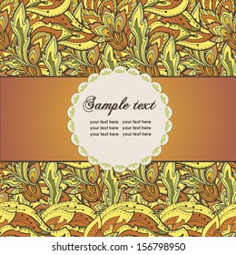Autumn gold background. Print on fabric, paper, gift, design, printing projects, cards, and web projects.  