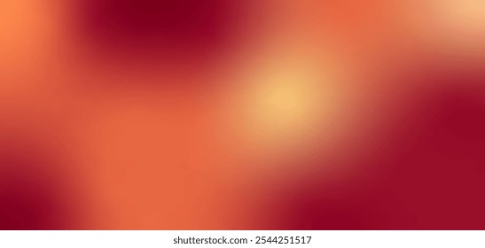 Fondo de degradado de otoño. Textura Abstractas de otoño con Colores rojos, anaranjados y amarillos. Anuncio suave de la graduación del Vector brillante. Gradiente de otoño para el diseño moderno. Fondo vibrante colorido del otoño.