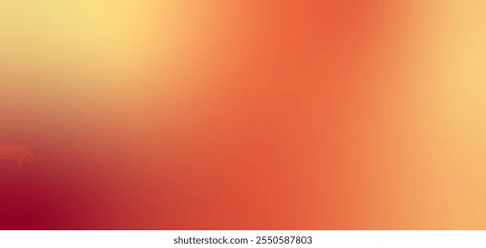 Autumn Gradient Background. Abstract Fall Texture with Red, Orange, Yellow Colors. Bright Vector Soft Gradation Banner. Fall Gradient for Modern Design. Autumn Colorful Vibrant Background.