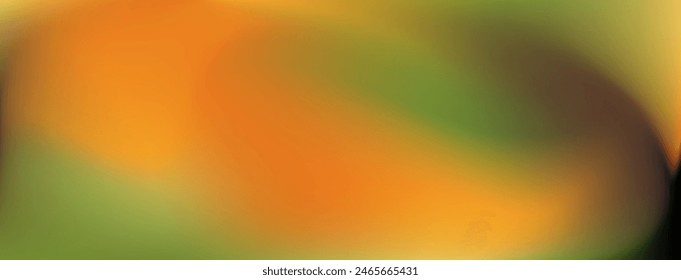 Autumn gradient background. Fall vibes smooth vector gradation backdrop. Orange red color texture. Blurred autumn season banner. Warm abstract background. Aesthetic backdrop in natural colors