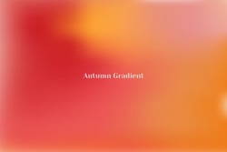 Autumn Gradient Red Orange Abstract Background , Warm Earth Tone Gradient Blur Colorful Fluid Gradient Abstract Design Wallpaper Presentation Template