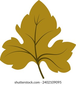 Vektorgrafik von Herbst-Trauben-Leaf
