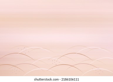 Autumn grass Japanese pattern background