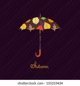 Autumn greeting card