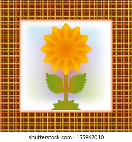 Autumn greeting card, vector illustration