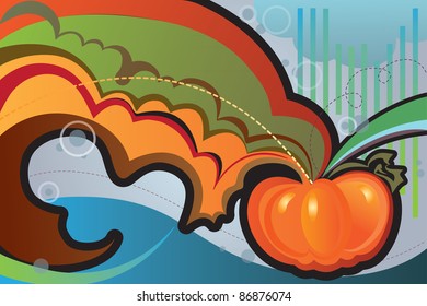 autumn greetings card