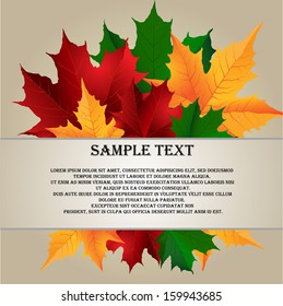 Autumn  grey background