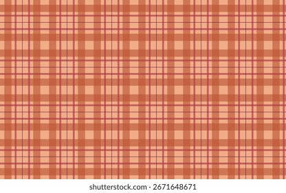 Autumn grid background seamles pattern. Perfect for creating fall retro vibe design. Use for backdrops, packaging, scrapbooking, and any project needing a warm, traditional feel