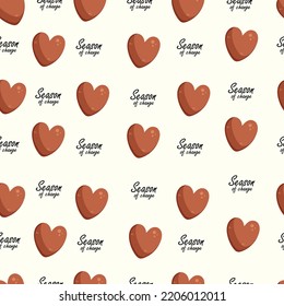 Patrón sin fisuras dibujado a mano en otoño con elementos estacionales sobre fondo blanco. Ideal para tejidos, papel pintado, textiles, envasado. Ilustración vectorial.