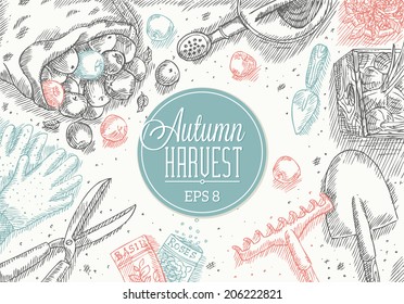 Autumn Harvest Frame