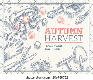 Autumn Harvest Frame