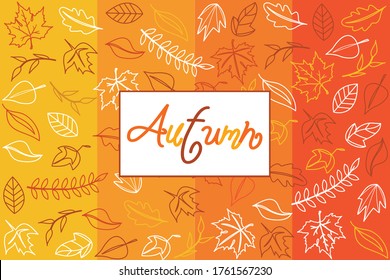 Autumn harvest and Thanksgiving Day poster design