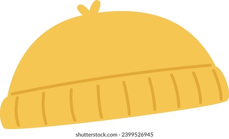 Autumn Hat Clothes Vector Illustration
