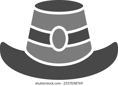 Autumn Hat vector icon. Can be used for printing, mobile and web applications.