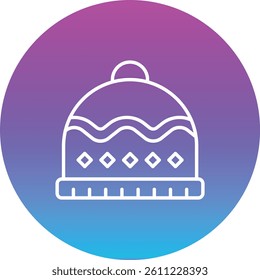 Autumn Hat vector icon. Can be used for printing, mobile and web applications.