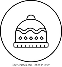 Autumn Hat vector icon. Can be used for printing, mobile and web applications.