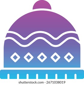 Icono de Vector de sombrero de otoño. Se puede utilizar para aplicaciones de impresión, móviles y de Web.