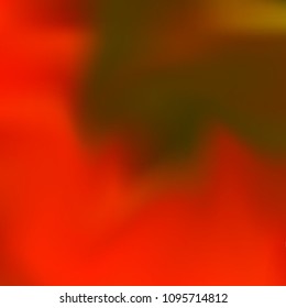 Autumn holographic background. Foil green, orange and red texture. Abstract soft pastel colors backdrop. Trendy creative vector cosmic gradient. Vibrant print illustration. Creative neon template.