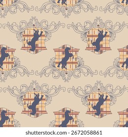 Texturas de fundo do outono Hunt, vetor de fundo