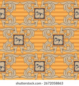 Autumn Hunt background textures, backdrop vector