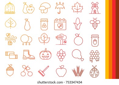Autumn Icon Collection