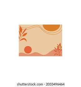 Autumn icon design template background vector