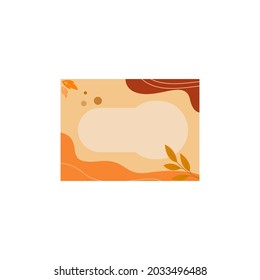 Autumn icon design template background vector