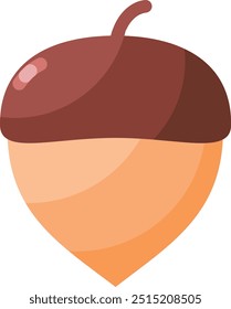 Autumn icon flat shiny style
