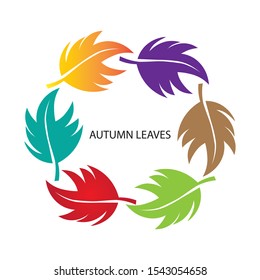 autumn icon logo vector design