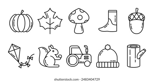 Autumn Icon Pack Collection Bundle