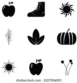 autumn icon set