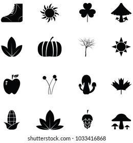 autumn icon set