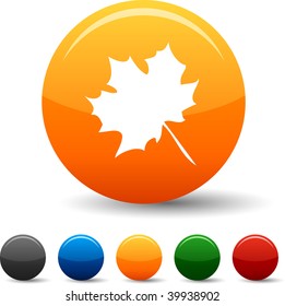 Autumn icon set. Vector illustration.
