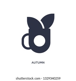 autumn icon. Simple element illustration from education 2 concept. autumn editable symbol design on white background. Can be use for web and mobile.