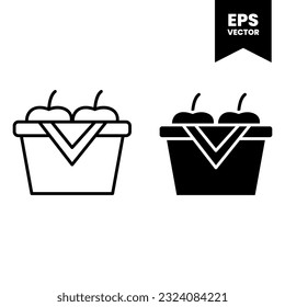 Herbstsymbol Vektorgrafik-Logo-Vorlage für viele Zwecke. Einzeln auf weißem Hintergrund.
