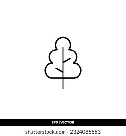 Plantilla de logotipo de ilustración vectorial de icono de otoño para muchos fines. Aislado sobre fondo blanco.