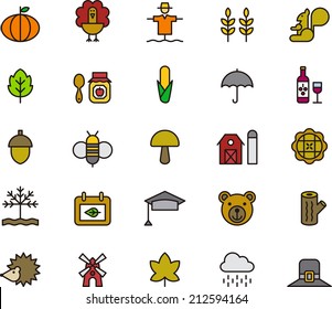 Autumn icons