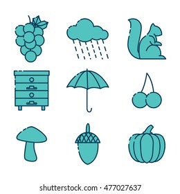 autumn icons