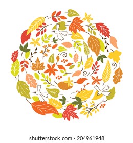 Ilustración de otoño