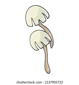 Autumn illustration in hand drawn style. Children's drawing