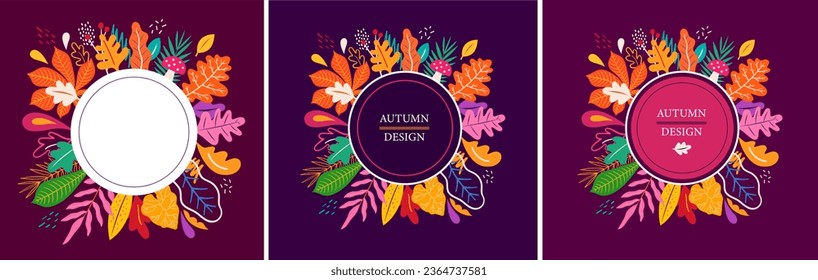 Autumn illustration. Autumn illustration. Hello autumn