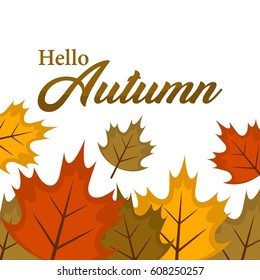 Autumn illustration vector