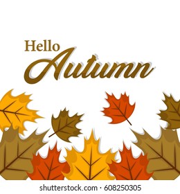 Autumn illustration vector