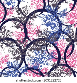 Autumn imprint leaves pattern background. Colored art vector autumn leaves pattern. Printing on fabric, card. Stylish decoration for social media, blog post, interior design.