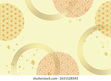Herbst japanisches Muster bunter Hintergrund
