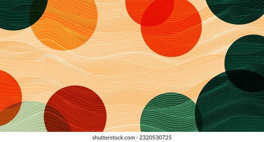 Fondo naranja del patrón japonés del otoño