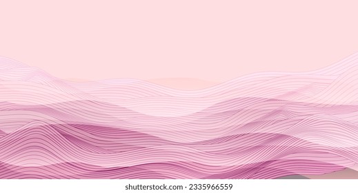 Autumn Japanese Pattern Orange Background