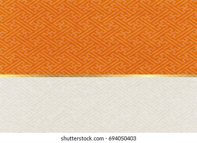 Autumn Japanese pattern Japanese paper background