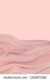 Autumn Japanese pattern wave background