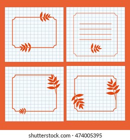 autumn labels for school